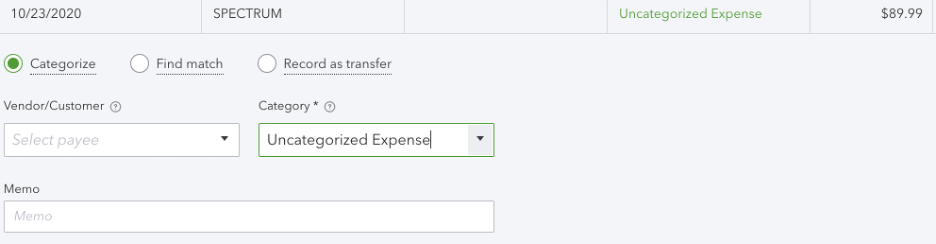 Adding Vendor Name QBO 1