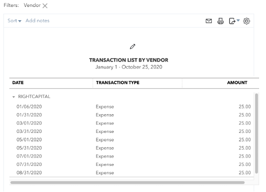 Enter Vendor Names in QBO