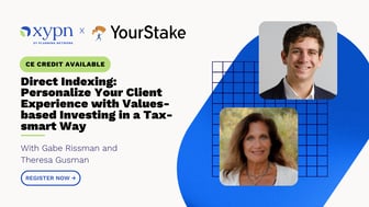Direct Indexing: Personalize Your Client Experience with Values-based Investing in a Tax-smart Way